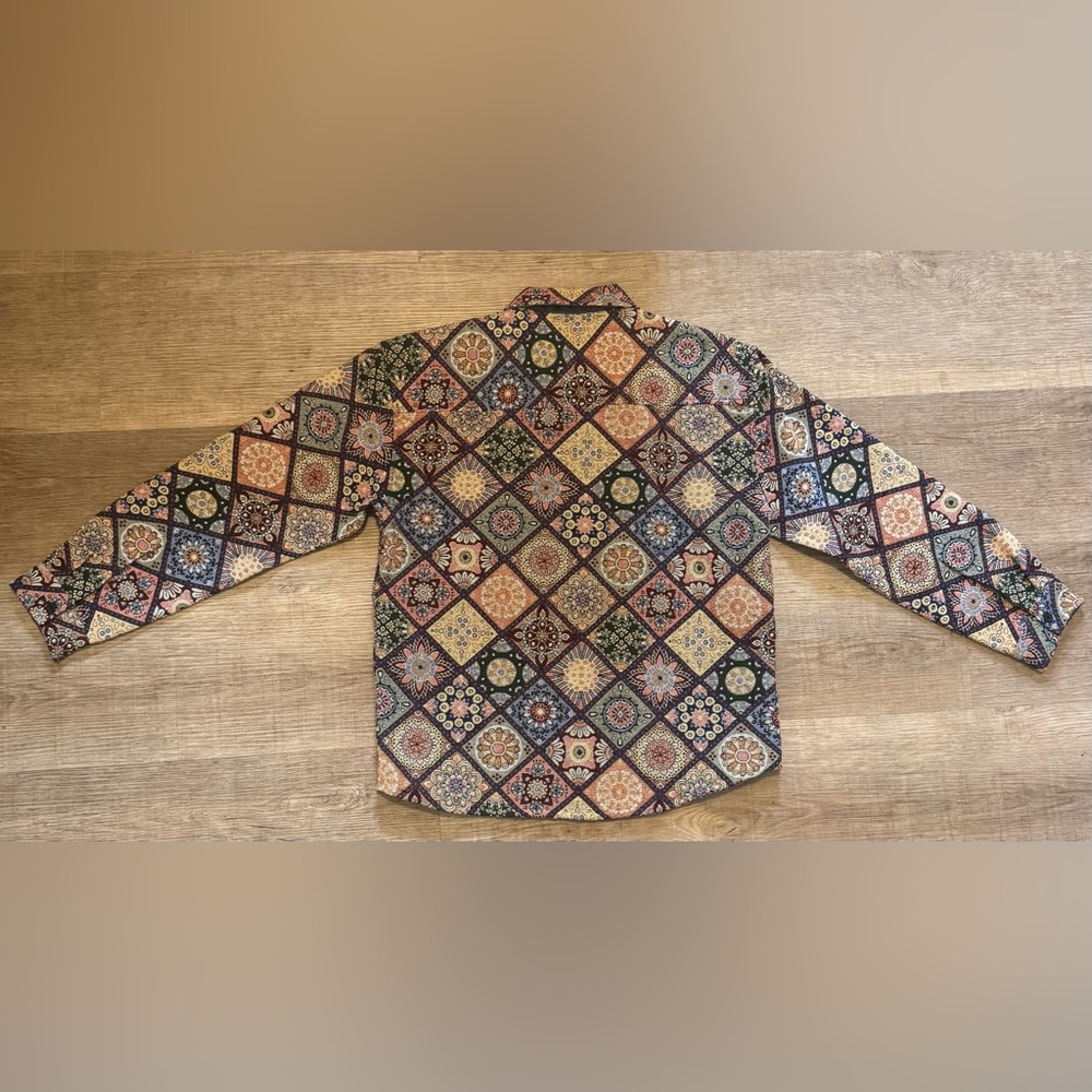 Colorful Geometric Pattern Jacket - image 4